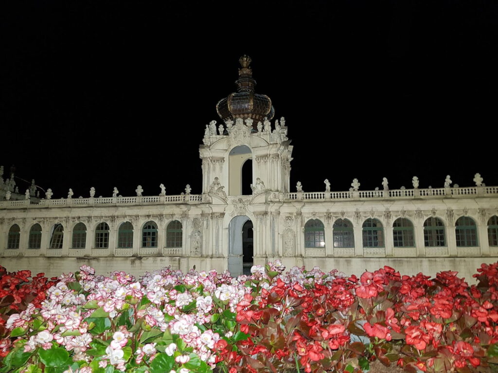 minieuroland nocne zwiedzanie – Pałac Zwinger – Drezno