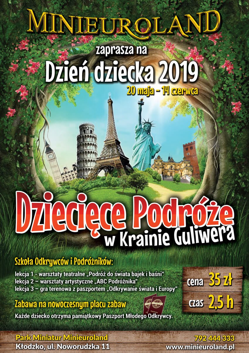 Dzień Dziecka 2019 Minieuroland plakat