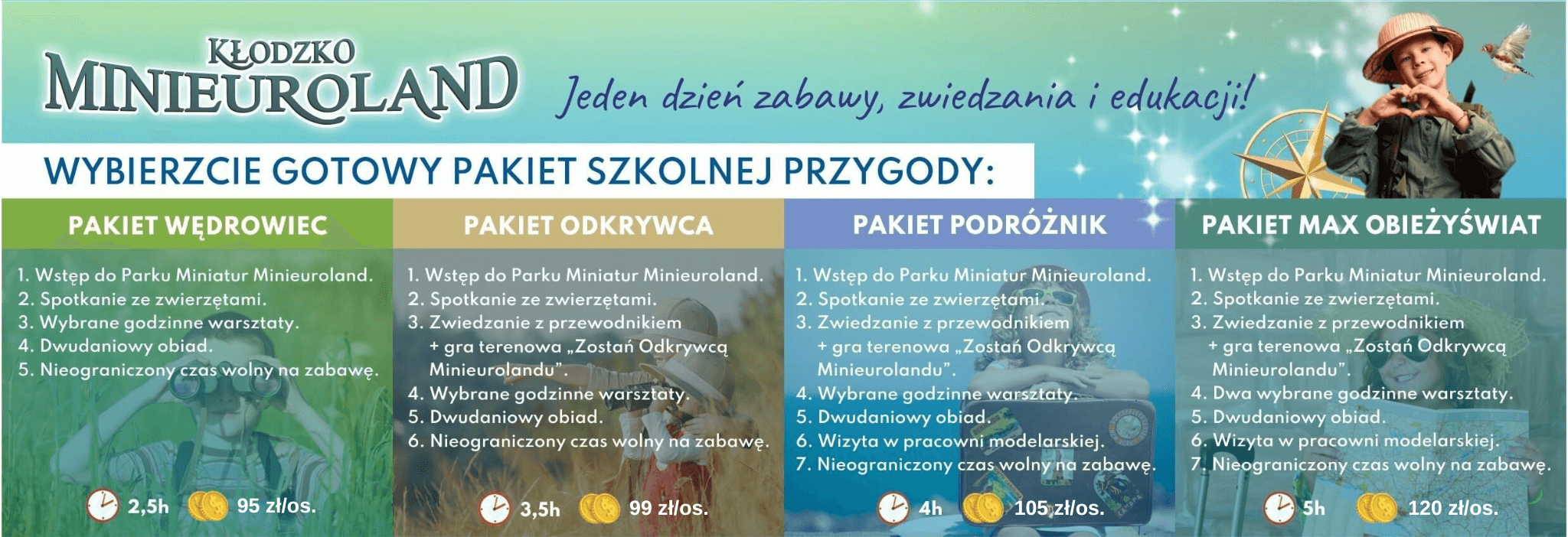 Nowy cennik lato 2025 Minieuroland