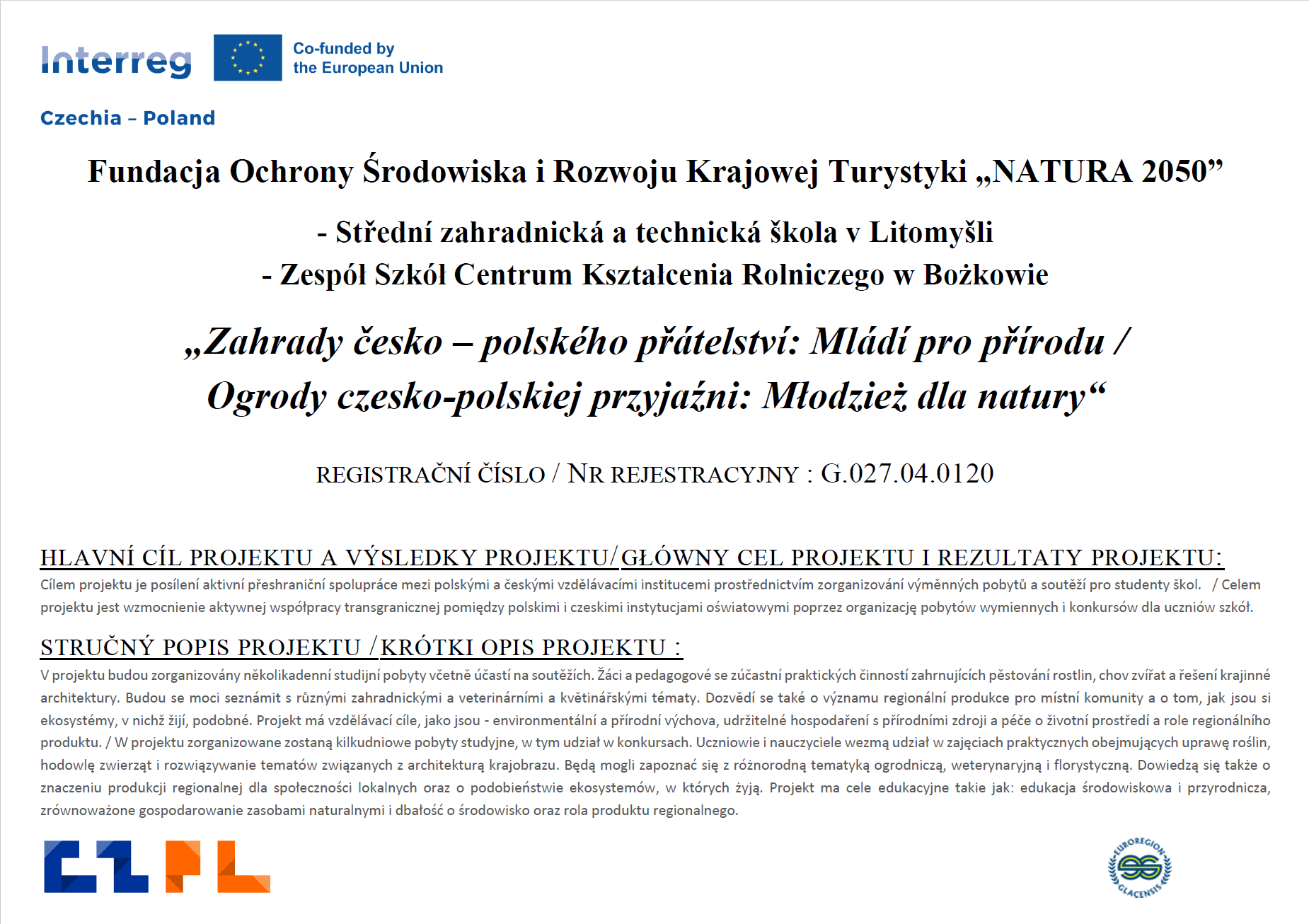 plakat projekt polsko-czeski